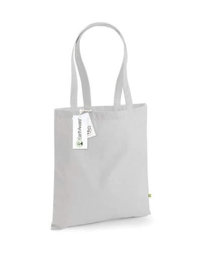 Shopper in Cotone Canvas Organico Light Grey
