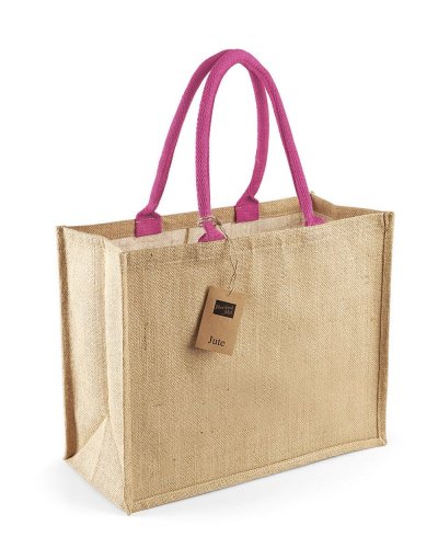 Shopper Juta Classic Natural/Fuchsia