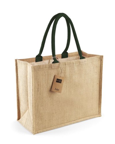 Shopper Juta Classic Natural/Forest Green