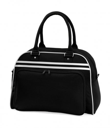 Borsa Retro Bowling Bag Black/White