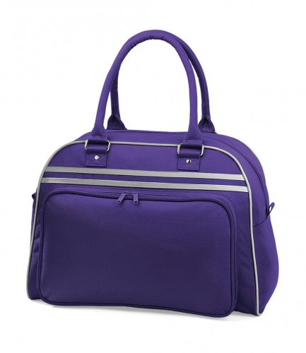 Borsa Retro Bowling Bag Purple/light grey
