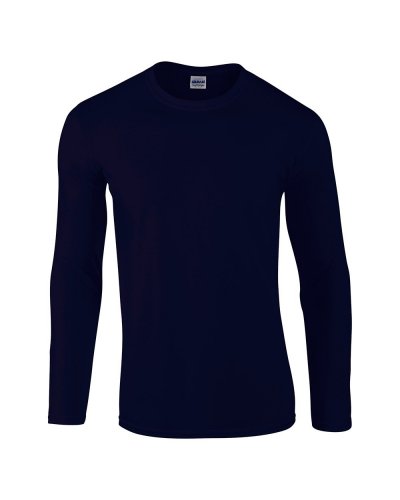 T-shirt uomo maniche lunghe Softstyle Navy