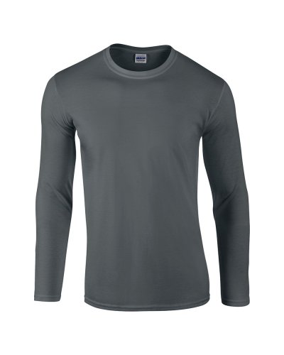 T-shirt uomo maniche lunghe Softstyle Charcoal