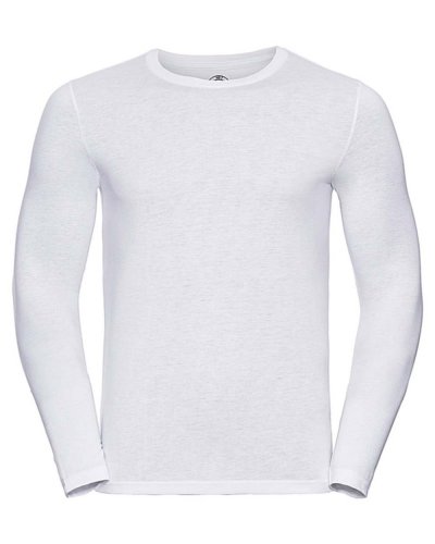 T-shirt uomo HD maniche lunghe Bianco