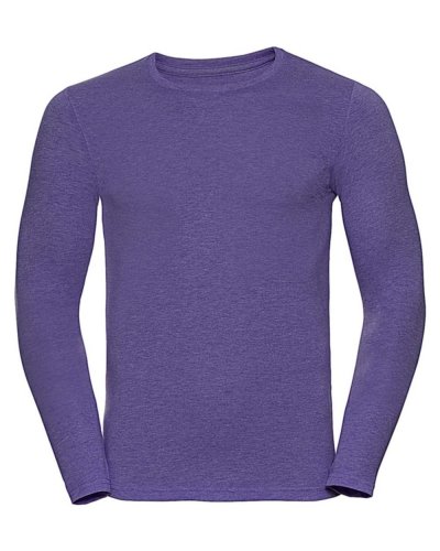 T-shirt uomo HD maniche lunghe Purple Marl
