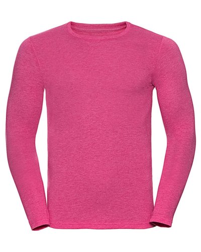 T-shirt uomo HD maniche lunghe Pink Marl