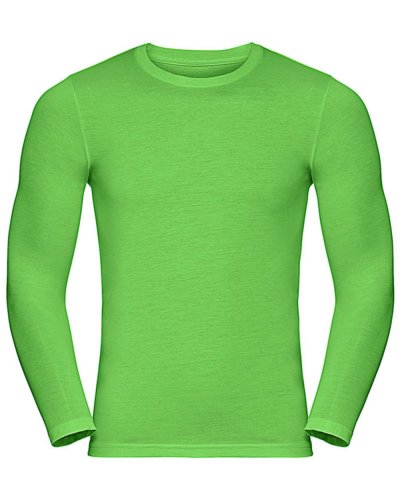T-shirt uomo HD maniche lunghe Green Marl