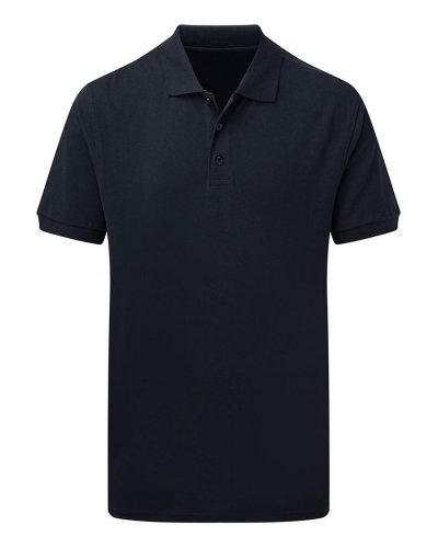 Polo uomo piqué Navy