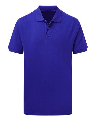 Polo uomo piqué Royal Blue