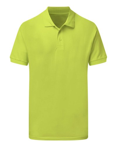 Polo uomo piqué Lime
