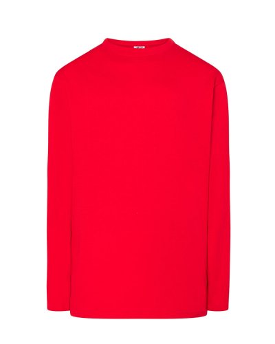 T-shirt uomo Regular manica lunga Warm Red