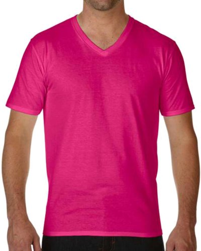 T-shirt scollo a V Premium Cotton Heliconia