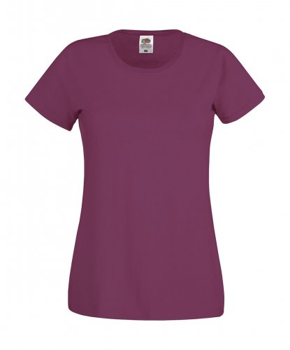 T-shirt donna Original Burgundy