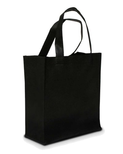 Miny Shopper in TNT con soffietto Nero