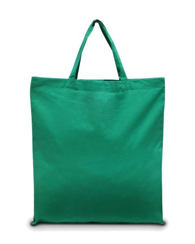 Borsa shopper in cotone manici corti