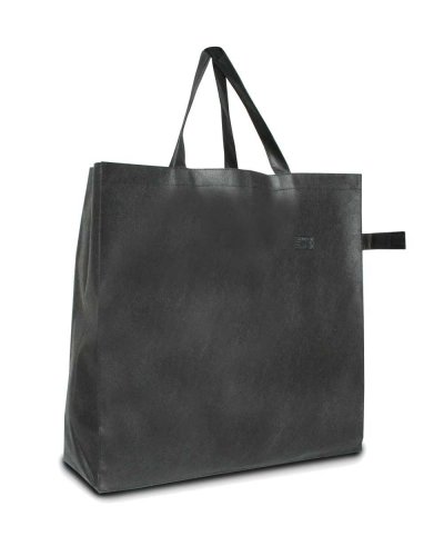 Shopper in TNT richiudibile ad ombrello Nero