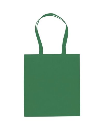 Borsa shopping in TNT con soffietto Verde