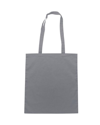 Borsa shopping in cotone Canvas con soffietto