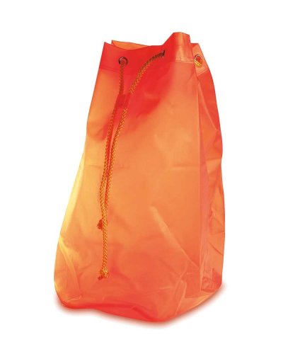 Sacca Mare in PVC Trasparente Arancio