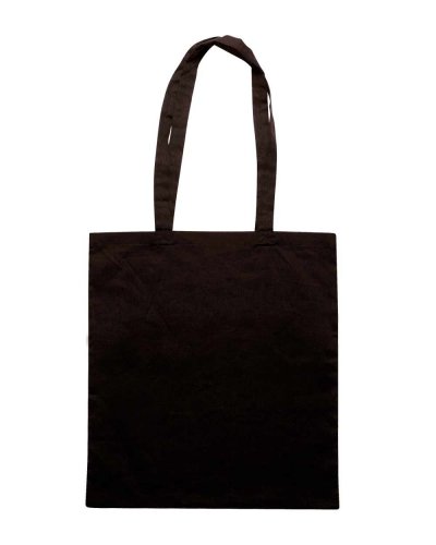 Borsa shopping in cotone Canvas con soffietto