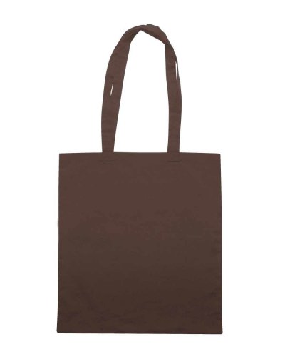 Borsa shopping in cotone Canvas con soffietto