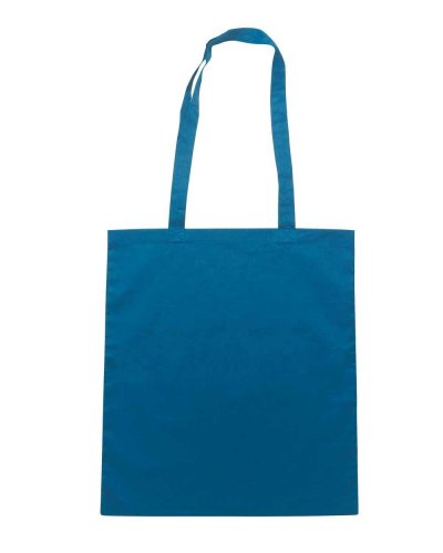 Borsa shopping in cotone Canvas con soffietto