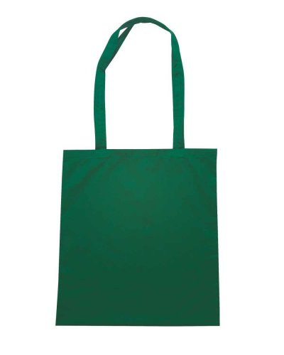 Borsa shopping in cotone Canvas con soffietto