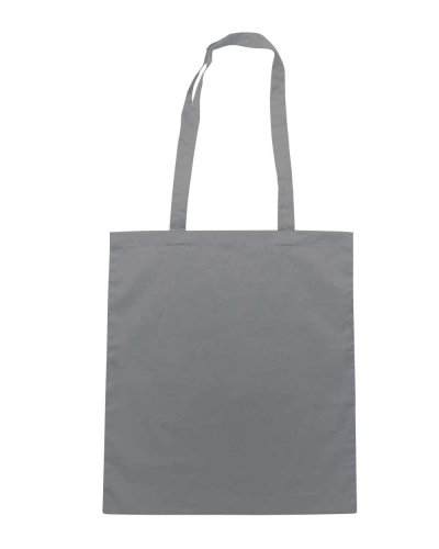 Borsa shopping in cotone manici lunghi