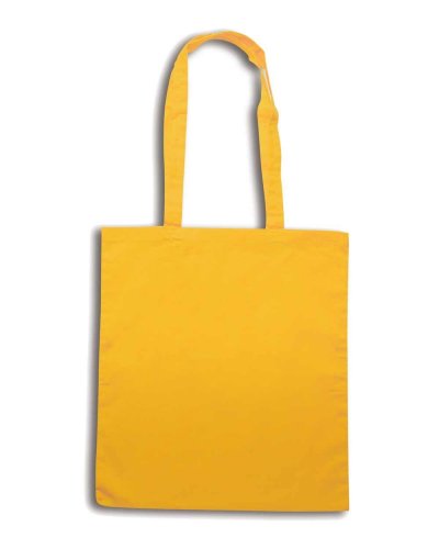 Borsa shopping in cotone manici lunghi