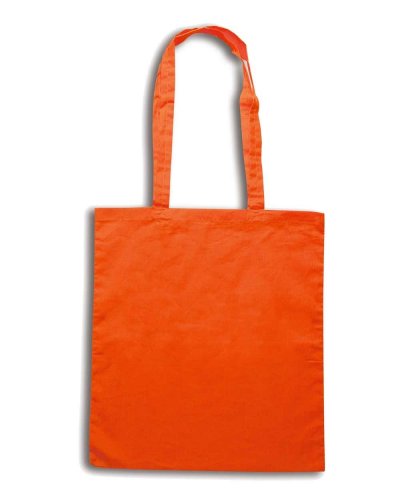 Borsa shopping in cotone manici lunghi