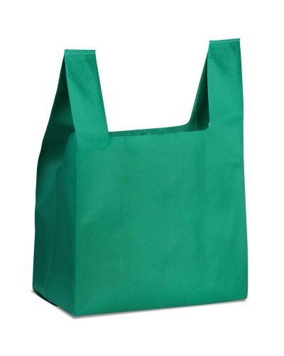 Borsa multicolor con soffietto in TNT termosaldata