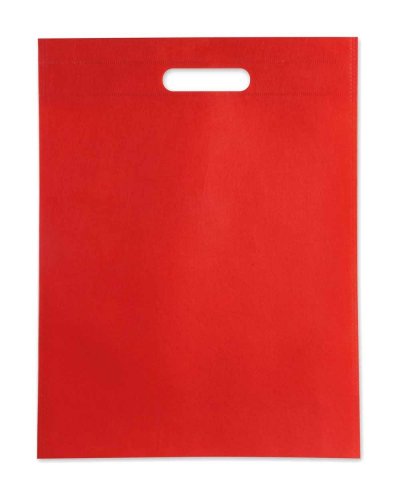 Borsa in TNT senza cuciture Rosso