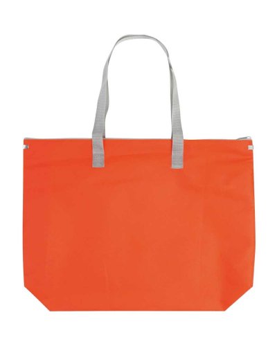 Borsa in TNT con chiusura lampo Arancione