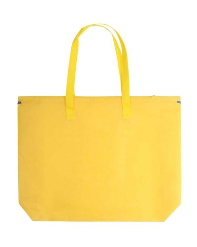 Borsa in TNT con chiusura lampo Giallo