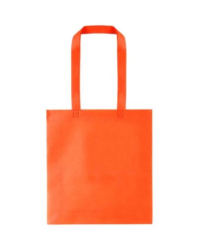 Borsa in TNT termosaldata con soffietto Arancione