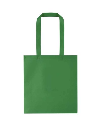 Borsa in TNT termosaldata con soffietto Verde