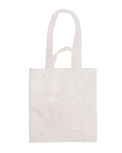 Borsa Shopping Polipropilene laminato Bianco