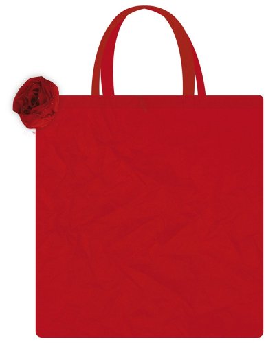 Borsa shopping Ripiegabile a forma di rosa