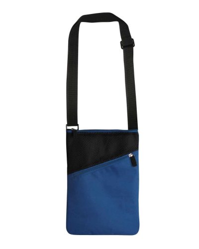 Tracolla con tasca frontale Blu
