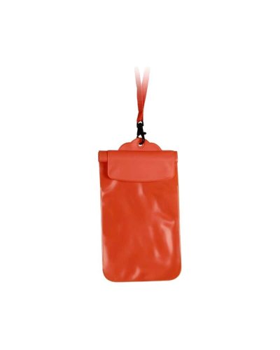 Astuccio impermeabile appendibile al collo Arancione