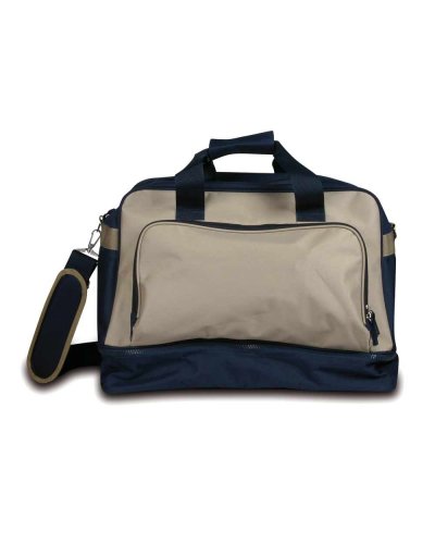 Borsone Sportivo con capiente tasca esterna Kaki