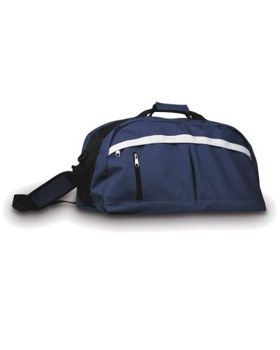Borsa Sportiva con ampia tasca frontale Blu Navy