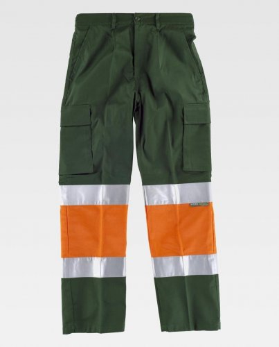 Pantalone multitasche alta visibilità EN-471
