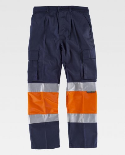 Pantalone multitasche alta visibilità EN-471
