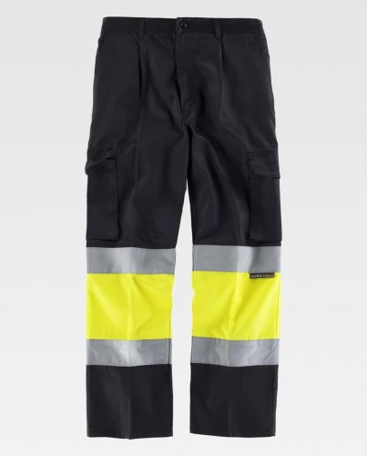 Pantalone multitasche alta visibilità EN-471