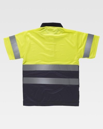 Polo bicolore alta visibilità