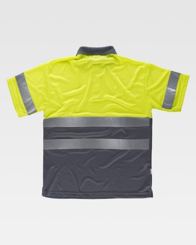 Polo bicolore alta visibilità