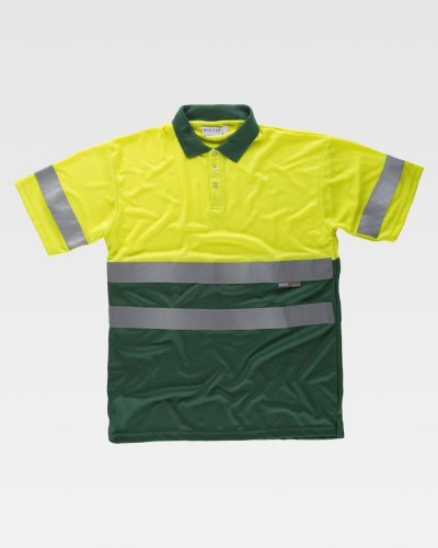 Polo bicolore alta visibilità