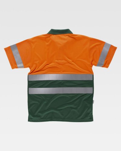 Polo bicolore alta visibilità