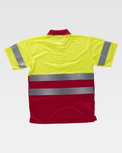 Polo bicolore alta visibilità